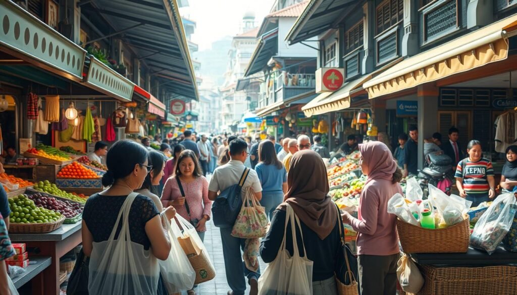 pasar tradisional Bandung bebas plastik
