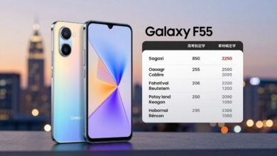 galaxy f55 vs pesaing